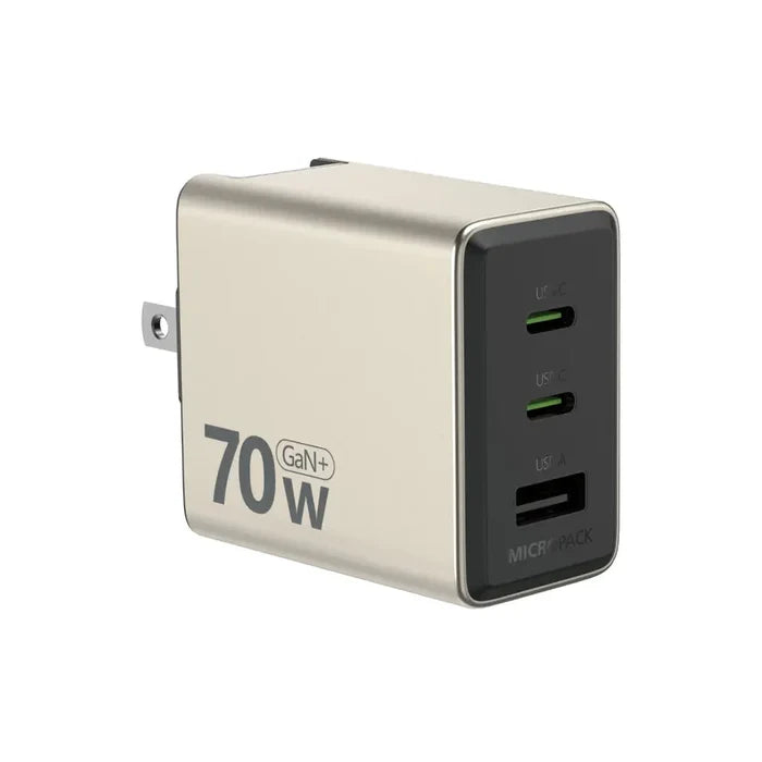 Micropack MWC-370 70W USB-C Universal Wall Charger - Titanium Gold