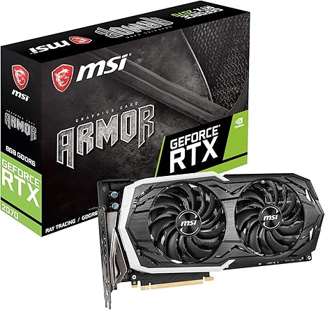 MSI Armor GeForce RTX 2070 8GB GDRR6 Graphics Card