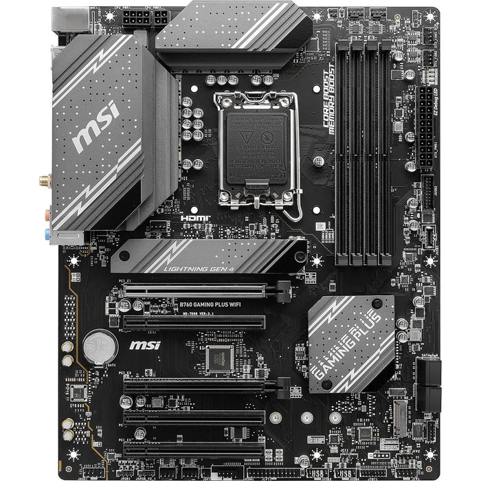 MSI B760 Gaming Plus WiFi Gaming Motherboard - PakByte Computers