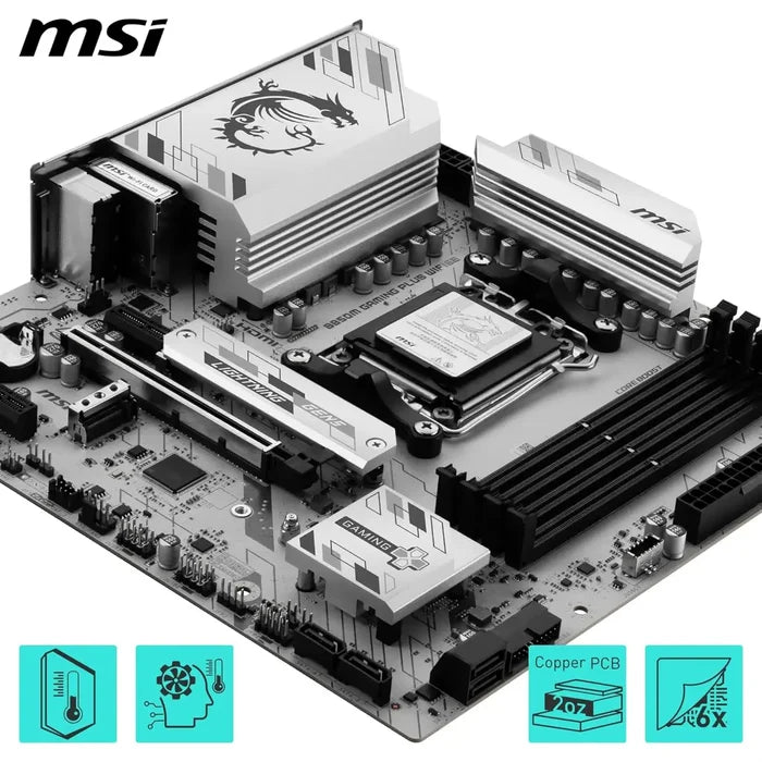 MSI B850M Gaming Plus Wifi6E Motherboard - PakByte Computers