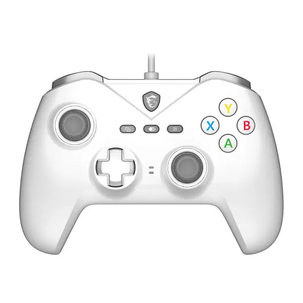 MSI Force GC200 Wired Gaming Gamepad Controller - White - PakByte Computers
