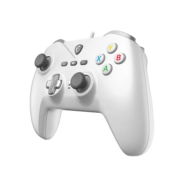 MSI Force GC200 Wired Gaming Gamepad Controller - White - PakByte Computers