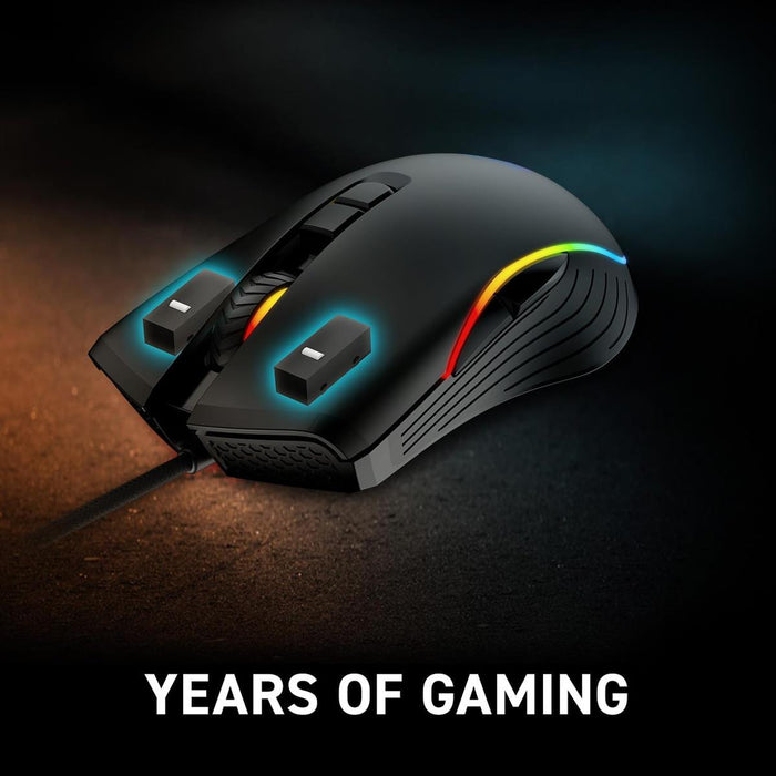 MSI Forge GM300 Lightweight Gaming Mouse Black - PakByte