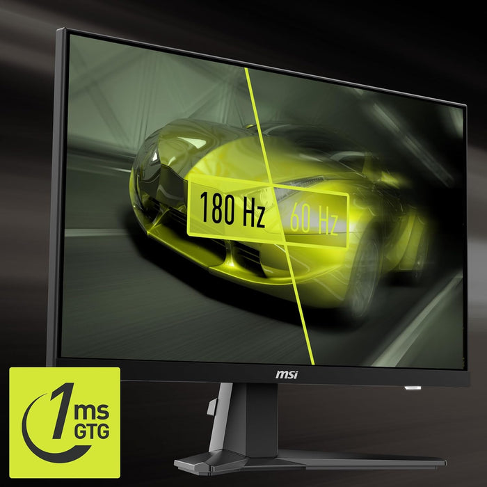 MSI G256F 180Hz, 25-inch 1920 x 1080 (FHD), Gaming Monitor - Black - PakByte