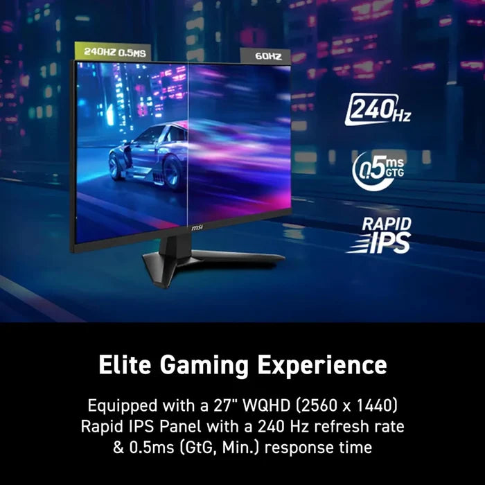 MSI MAG 274QF X24 27-inch 2560 x 1440 (QHD) Gaming Monitor