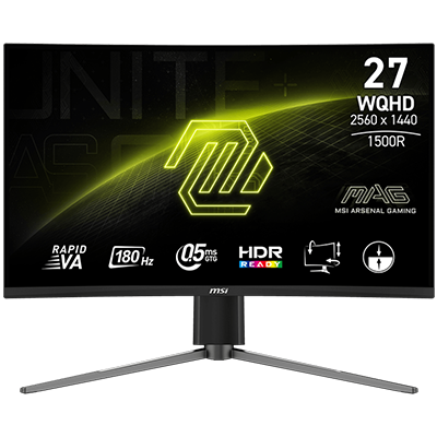 MSI MAG 27CQ6F - 27" WQHD, 2560x1440, 180Hz, Gaming Monitor