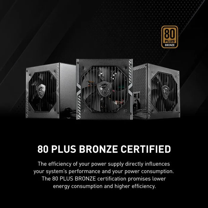 MSI MAG A650BN 80 Plus Bronze Power Supply - PakByte Computers