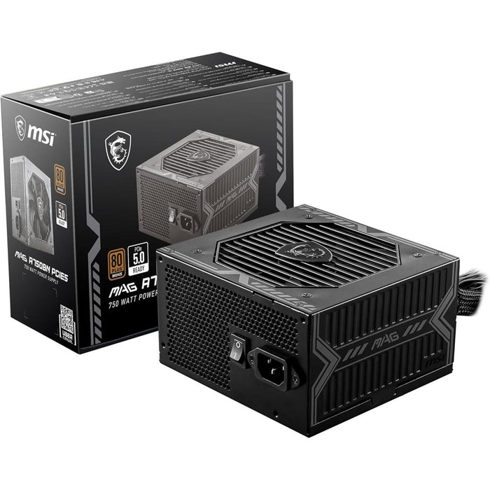 MSI MAG A750BN PCIE5 750W 80 Plus Bronze Power Supply - PakByte Computers
