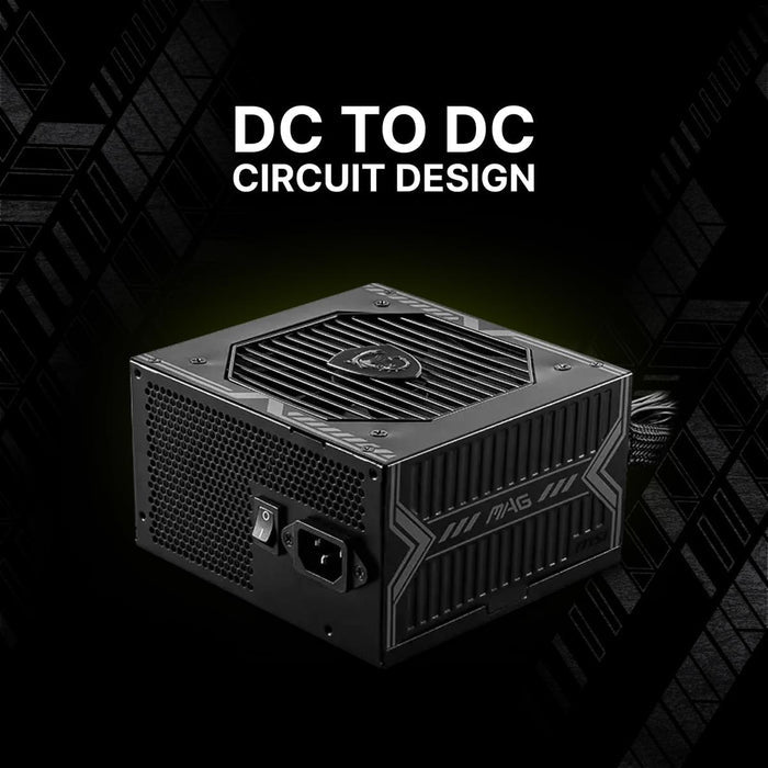 MSI MAG A750BN PCIE5 750W 80 Plus Bronze Power Supply - PakByte Computers