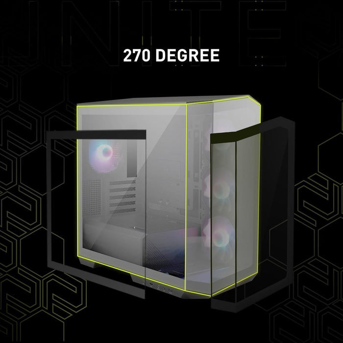 MSI MAG PANO M100R PZ Mid-Tower Gaming PC Case - Black - PakByte Computers