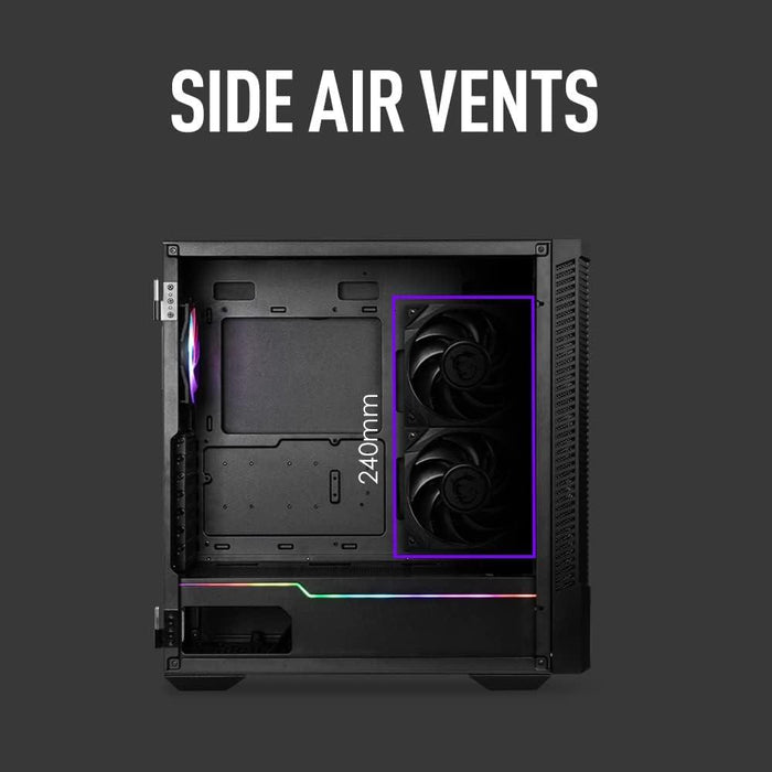 MSI MPG Velox 100R ARGB Mid-Tower ATX Case - PakByte Computers