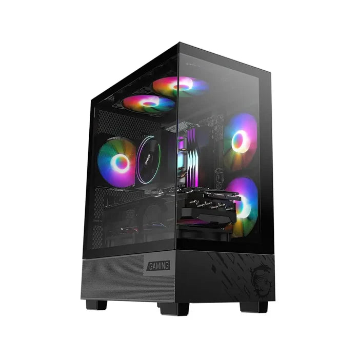 MSI PAG Pano M110A Mid-Tower Gaming PC Case - Black - PakByte Computers