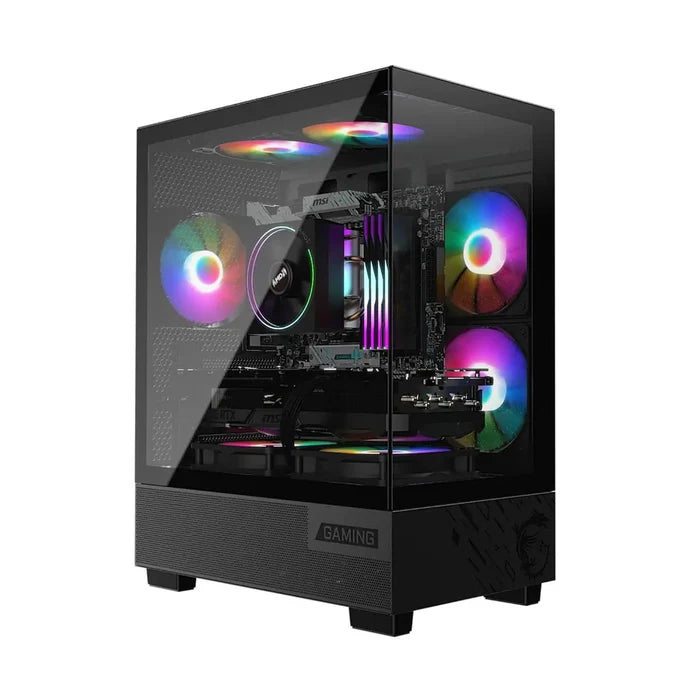 MSI PAG Pano M110A Mid-Tower Gaming PC Case - Black - PakByte Computers