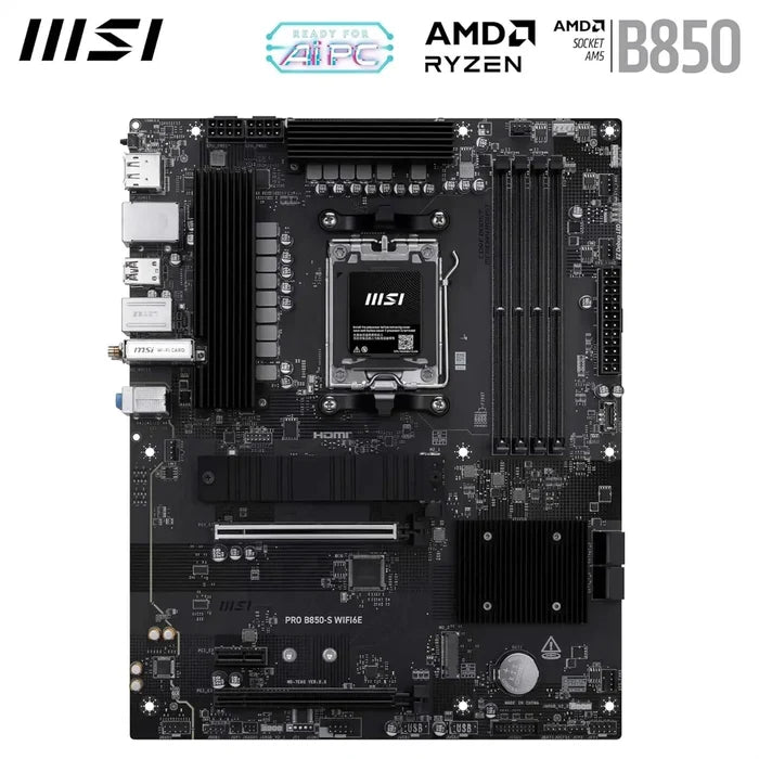 MSI Pro B850-S Wifi6E DDR5 Motherboard - PakByte Computers