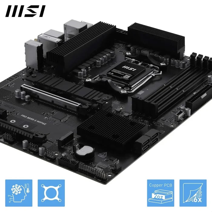 MSI Pro B850-S Wifi6E DDR5 Motherboard - PakByte Computers