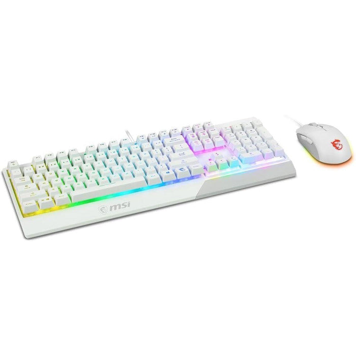 MSI Vigor GK30 Combo RGB GK30 Gaming Keyboard , Gaming Mouse White - PakByte
