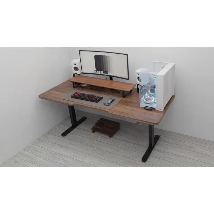 MXG DMD-01 Dual‑Motor 6ft×2.5ft - 1.5 Inches Thick Motorized Sit‑Stand Desk - Matte Brown