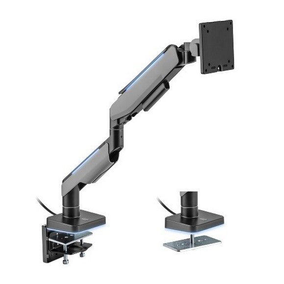 MXG HMA-12R Heavy Duty RGB Gaming Monitor Arm – Matte Black - PakByte