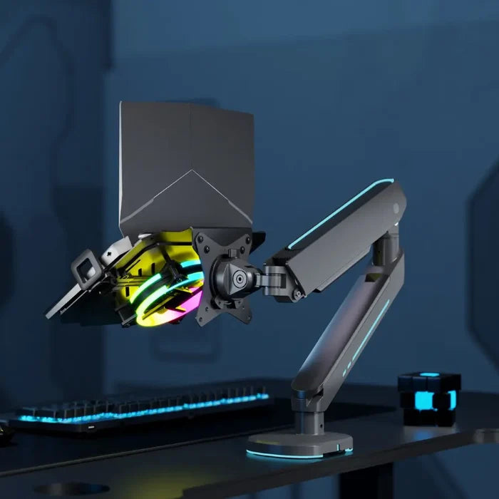 MXG LH-01R Universal Laptop Holder for Monitor Arms With RGB Cooling Fan