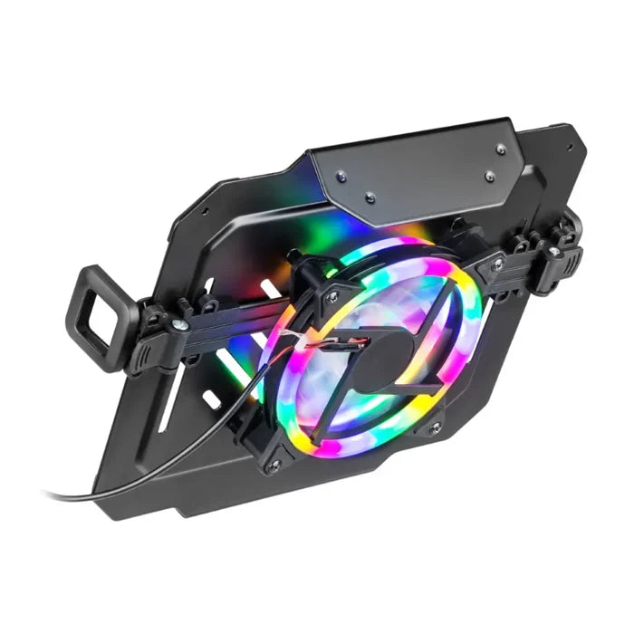 MXG LH-01R Universal Laptop Holder for Monitor Arms With RGB Cooling Fan