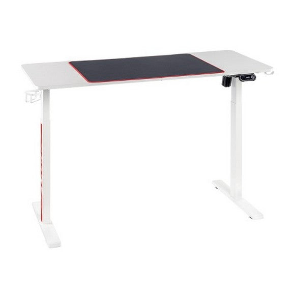 MXG MGD-01R RGB Electric Standing Gaming Desk - White