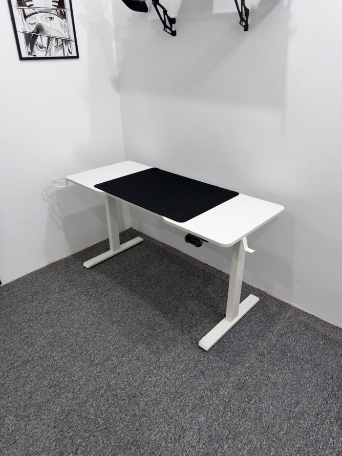 MXG MGD-01R RGB Electric Standing Gaming Desk - White