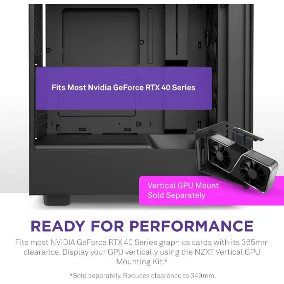 NZXT H5 Flow Compact ATX Mid-Tower PC Gaming Case – Black - PakByte Computers