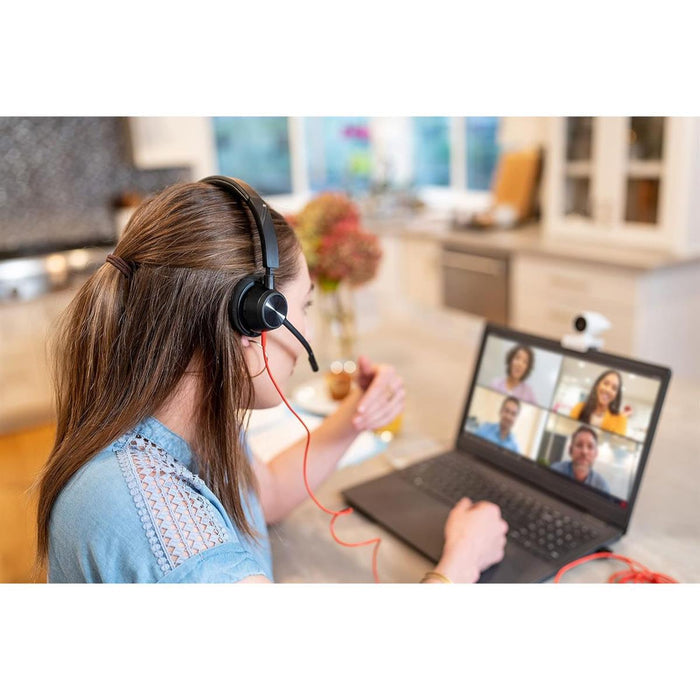 Poly Blackwire 3310 USB-A Monaural Headset - Microsoft Teams Certified - PakByte Computers