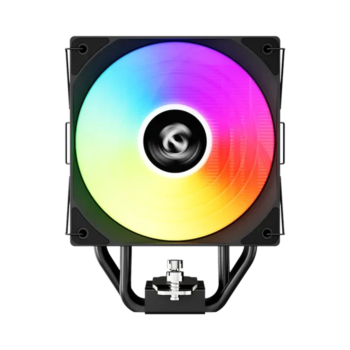 Power Train Aeolus MK2 ARGB CPU Air Cooler with Real-Time Display - Black