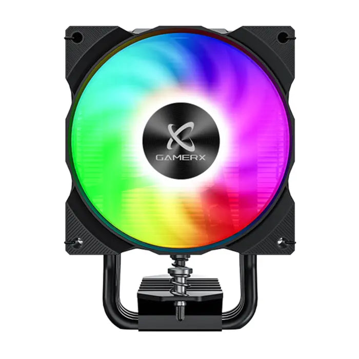 Power Train X-Gamerx Z-1300 ARGB CPU Air Cooler with Digital Temperature Display - Black