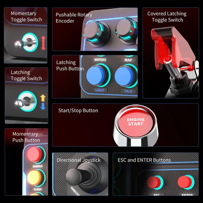PXN CB1 Racing Button Box