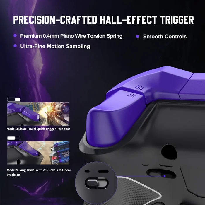 PXN P5 8K Wireless Gaming Controller, Capacitive Joystick, 2.4G PC Controller