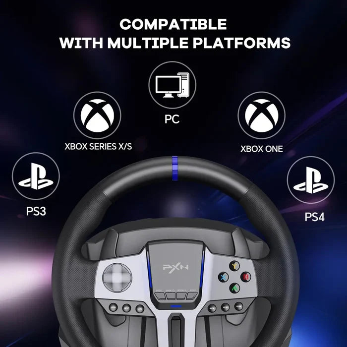 PXN V9 Gen2 Racing Steering Wheel with Shifter and Pedal
