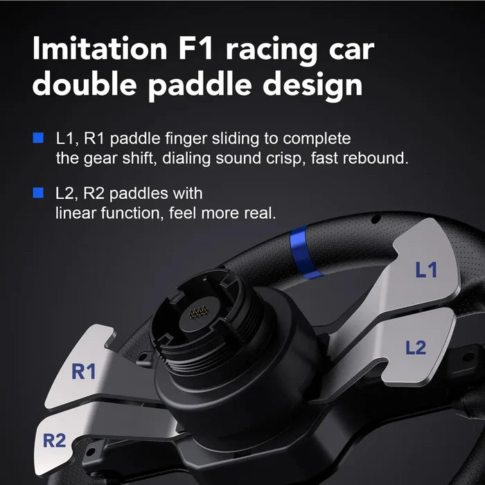PXN V99 PC Racing Steering Wheel with Pedals and Shifter