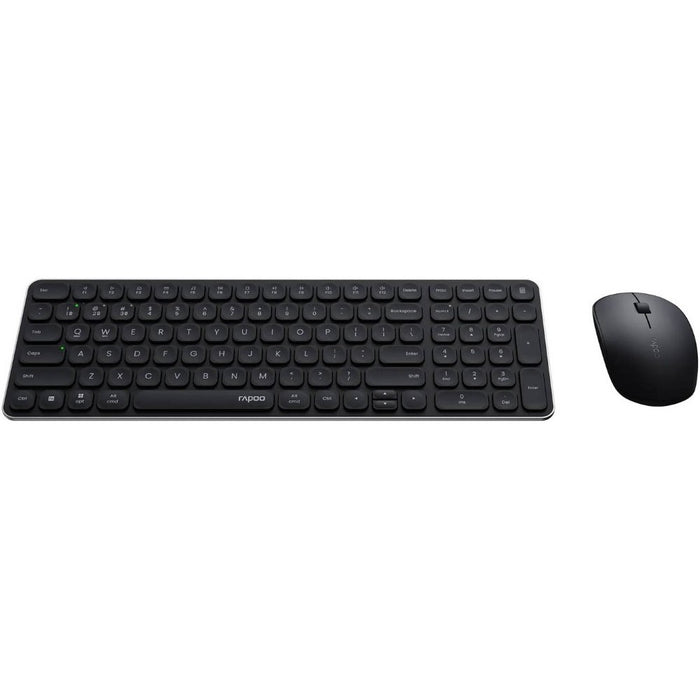 Rapoo 9320M Bluetooth Wireless Multi-Mode Keyboard Mouse Combo – Dark Grey