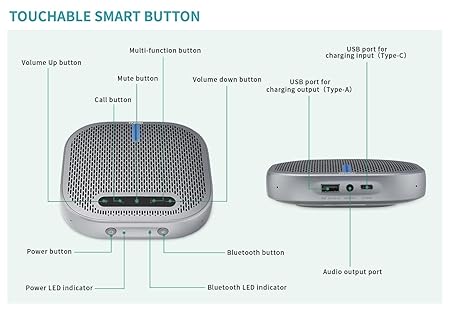 RAPOO CM500 Bluetooth Omnidirectional Speakerphone
