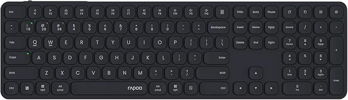 Rapoo E9550L Multi-Device Wireless Keyboard - Black