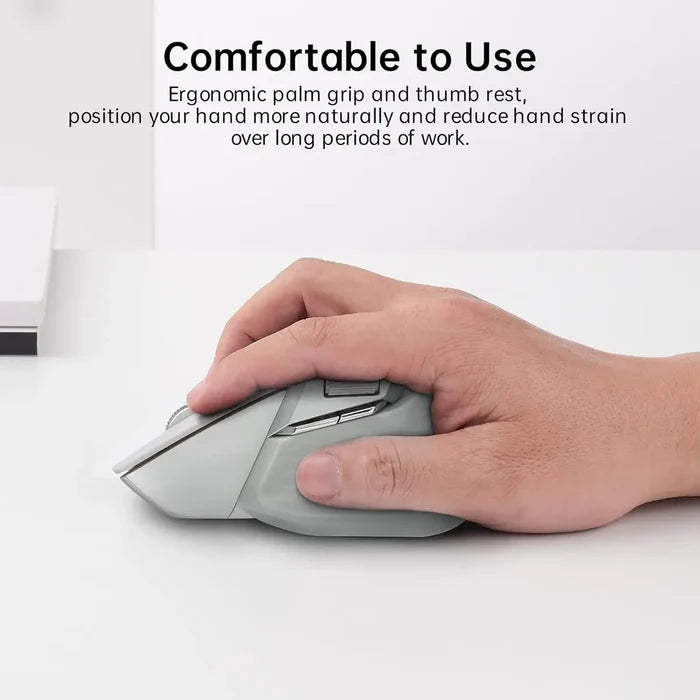 Rapoo MT760L Multi-Device Wireless Mouse - Grey White