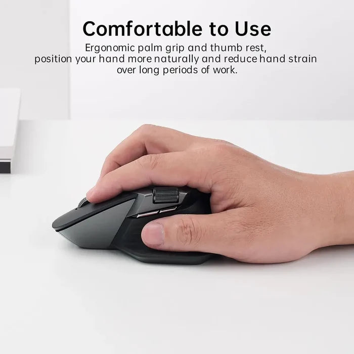 Rapoo MT760L Multi-Device Wireless Mouse - Light Black