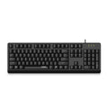 Rapoo NK1900 Spill Resistance Wired USB Keyboard - Black