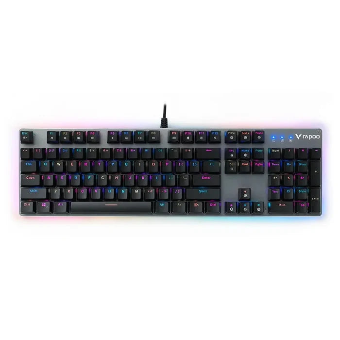 Rapoo V520 RGB Backlit Mechanical Gaming Keyboard – Black