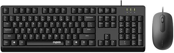 Rapoo X130 PRO Wired Keyboard And Mouse Combo