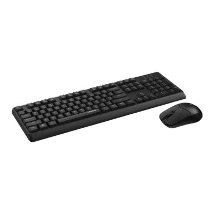 Rapoo X1500 Pro Wireless Mouse Keyboard Combo – Black