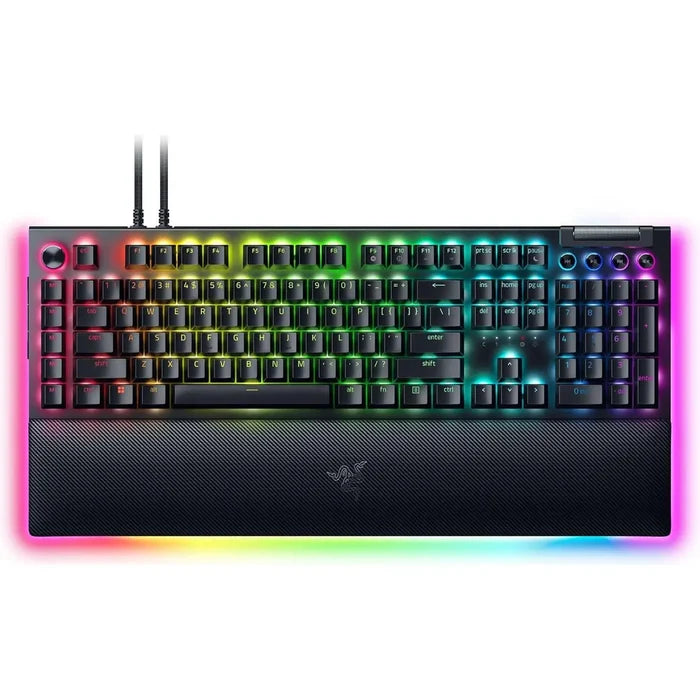 Razer BlackWidow V4 Pro Wired Mechanical Gaming Keyboard - Green Switches