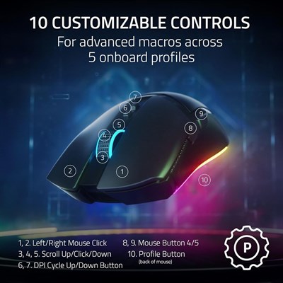 Razer Cobra Pro Black Wireless Mouse - PakByte