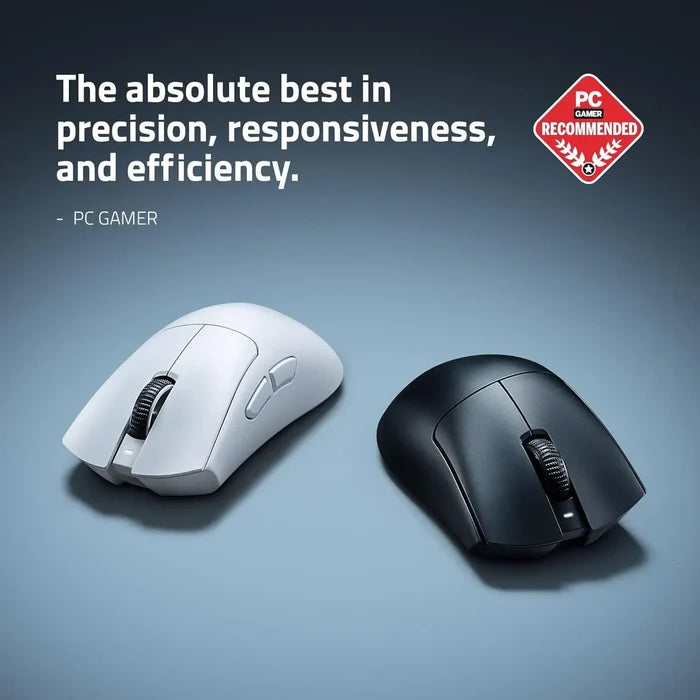 Razer DeathAdder V4 Pro Wireless Gaming Mouse - White