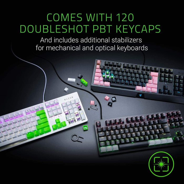 PBT Keycap Upgrade Set - White - PakByte