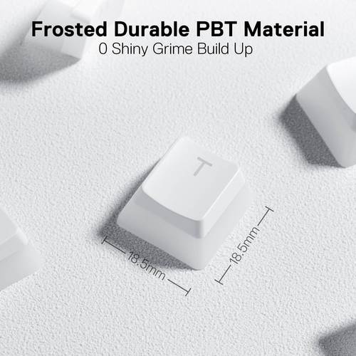 Redragon A130 SCARAB Pudding Keycaps - White