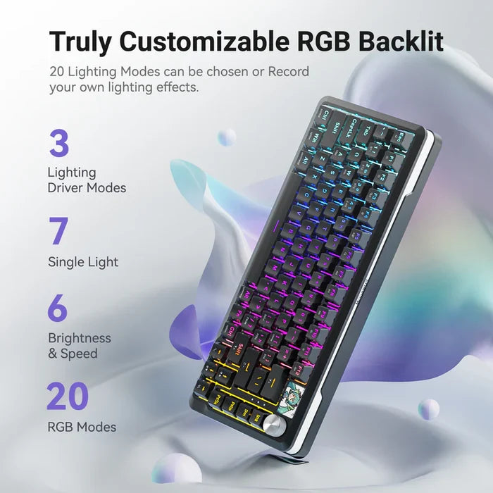 Redragon Flekact Pro K708 RGB TKL Gasket Mechanical Keyboard