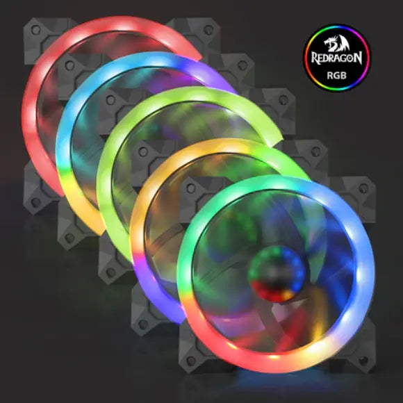 Redragon GC-F008 120mm RGB Cooling Fan - PakByte Computers